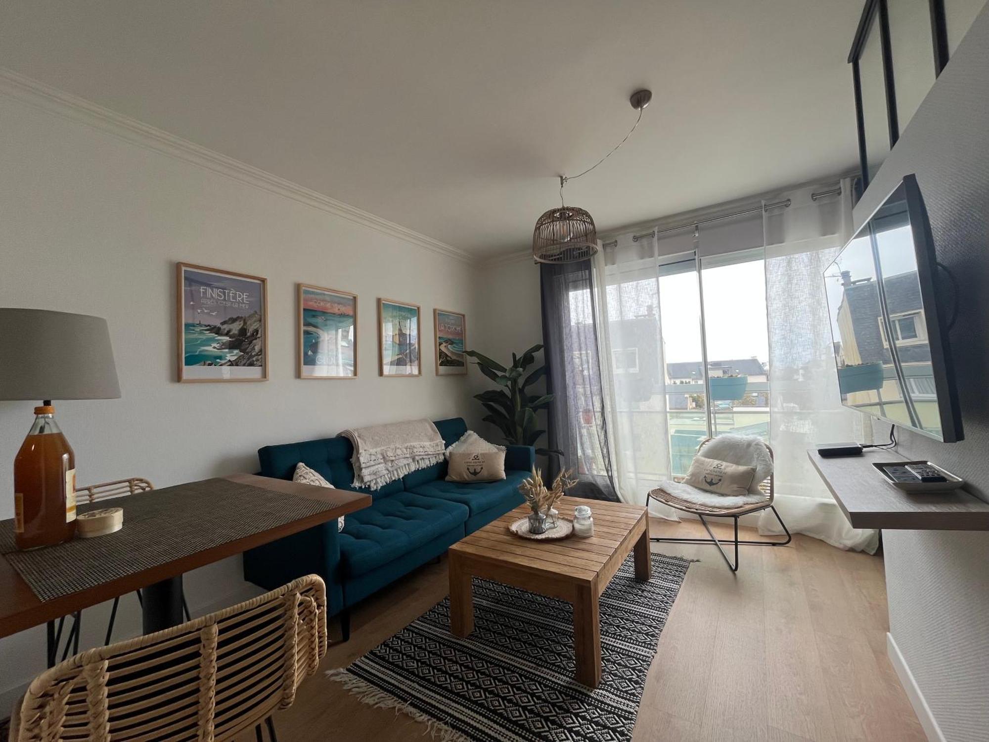 Coeur De Concarneau, Appartement Entier, Proche Centre, Corniche Et Plage Avec Parking Exterior photo